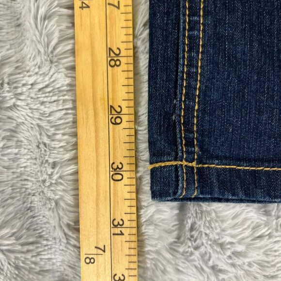 Old Navy Jeans Womens Size 16 Bootcut Dark Wash Stretch Denim Plus Western Boho - Picture 6 of 8